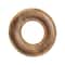 Hello Honey® 14" Natural Round Ring Mango Wood Serving Tray